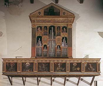 Trevi, Chiesa di S. Francesco, Organo antico
