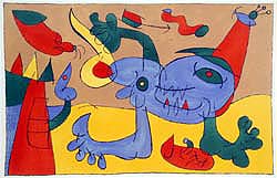 Trevi, Italy, Museo - Mostra Mirò 2005