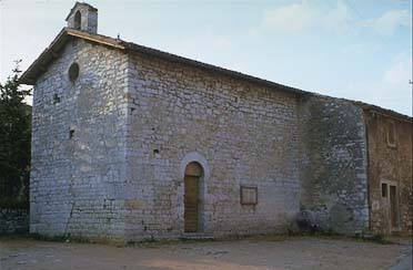 Trevi, Italy. Borgo, Chiesa di S. Egidio sulla via Faminia.