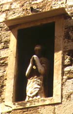 trevi, Italy- Chiesa di s. Emiliano, Statuetta