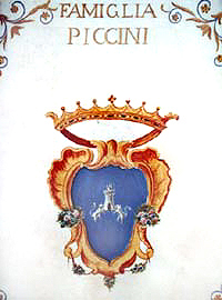Trevi, Archivio comunale, stemma Piccini