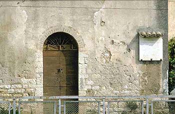 Trevi, Italy. Ex chiesa di S. Tommaso - Epigrafe
