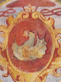 Trevi, Villa Faustana, Stemma di Gregorio XIII