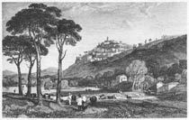 Trevi, Stampa (Harding), 1832