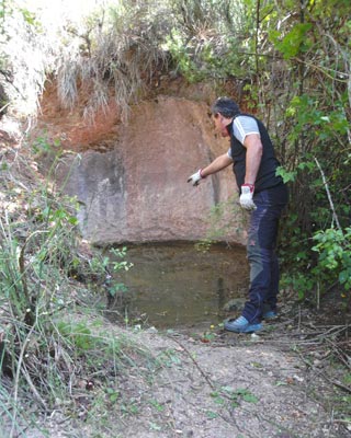 Trevi, Manciano, Resti di antica cisterna