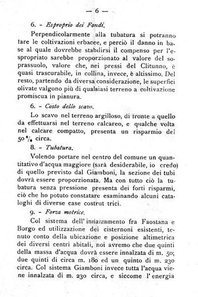 Trevi - Per l'acquedotto, di Carlo Francesconi - 1924