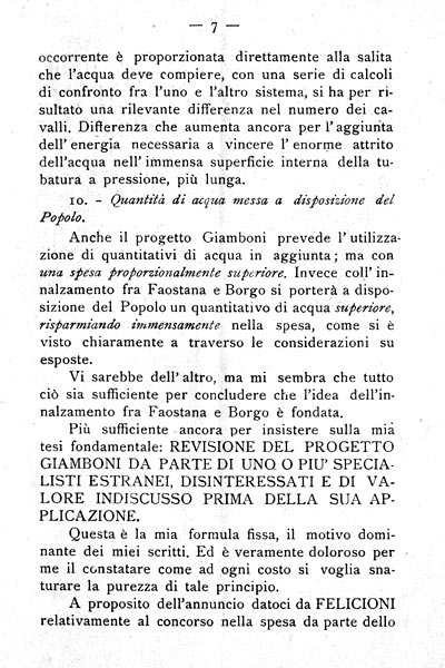 Trevi - Per l'acquedotto, di Carlo Francesconi - 1924