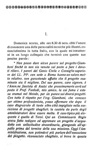 Trevi - Per l'acquedotto, di Carlo Francesconi - 1924