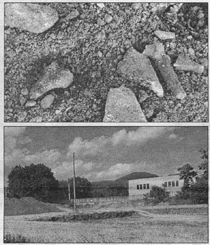Trevi, necropoli di Pietrarossa - Lo sterro che ha rivelato la necropoli