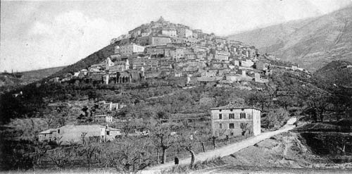 Trevi. Panorama fine '800
