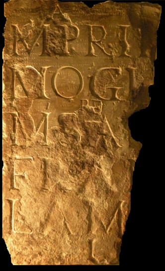 Trevi -Casa Paolelli - Epigrafe "Primadea"