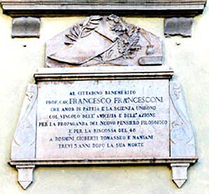 Trevi, Epigrafe Francesco Francesconi