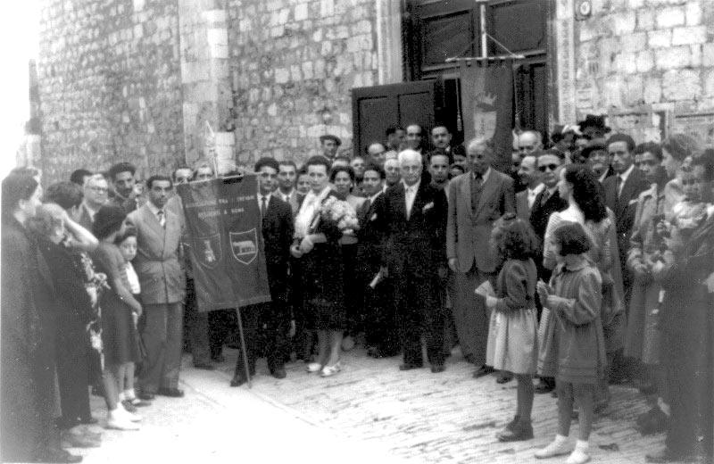 Trevi - Festeggiamenti per i compaesani residenti fuori Trevi 3/10/1948