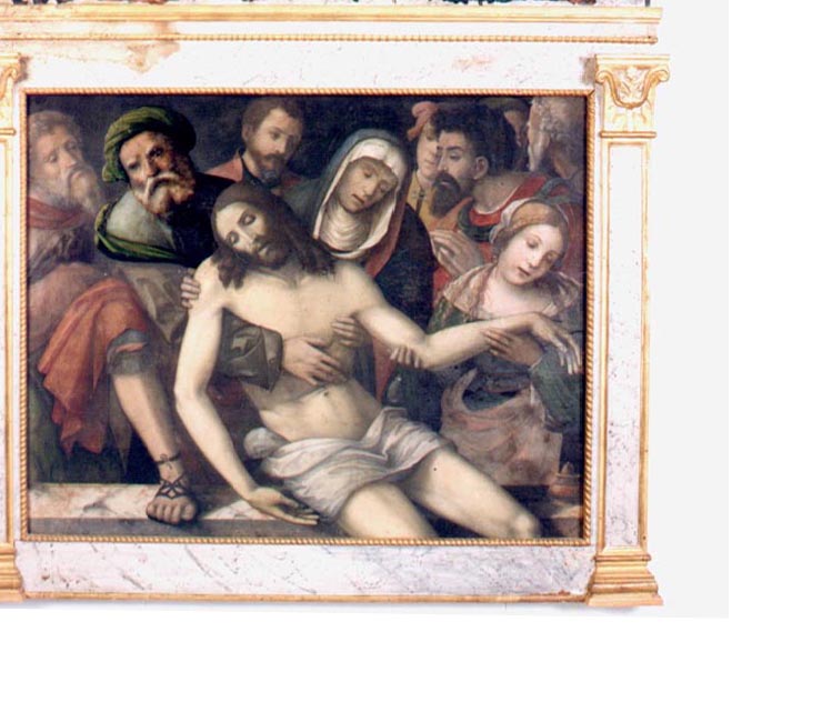 Trevi, Italy. Raccolta d'Arte di S. Francesco. Deposizione.