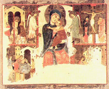 Trevi, chiesa di S. Martino uin Manciano - Tavola del XIII secolo (ASPORTATA)