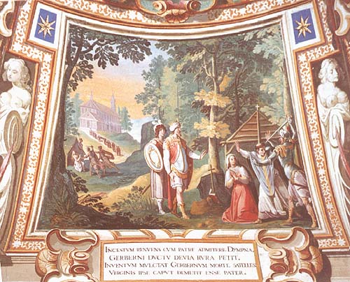 Trevi, Italy, Villa Fabbri, Santa Dympna