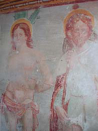 Trevi, Italy - Picciche, edicola di S. Stefano