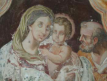 Trevi, Italy - S. Lorenzo, Edicola di Casa Bonilli