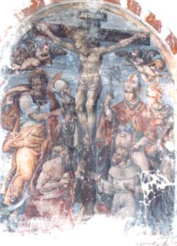 TREVI - Ex chiesa diS. Bartolomeo - Crocefissione