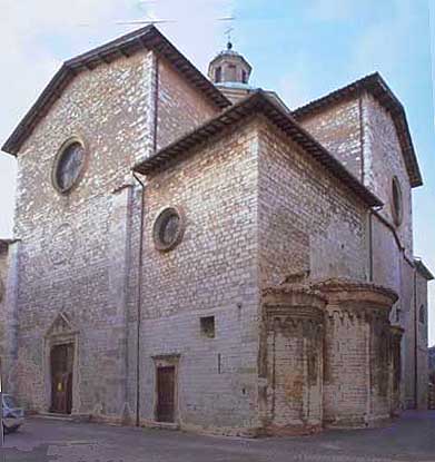 Trevi, Italy. Chiesa di S. Emiliano.