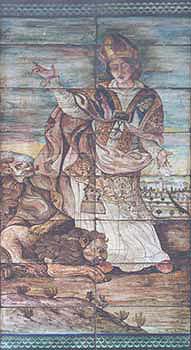 Ripa (PG) - Chiesa parrocchiale - Altare di S. Emiliano (2000)