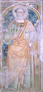 Trevi, Italy. Chiesa di S. Pietro a Pettine. S. Pietro