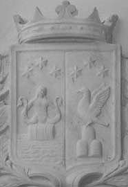 Trevi, Chiesa di s. Martino Stemma Carrara - Bartolini