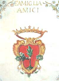 Trevi, Archivio comunale, Stemma della famiglia Amici