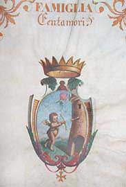 Trevi, Archivio Comunale. Stemma Centamori
