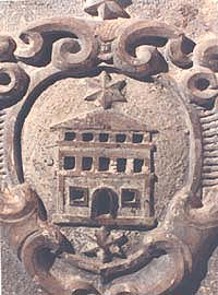 Trevi, Italy. Chiesa di s. Francesco, Stemma Palazzi