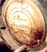 Trevi, Italy - Torre Comunale, Orologio del Gelsomini, targhetta